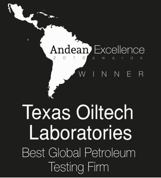 2018, Best Global Petroleum Testing Firm Award